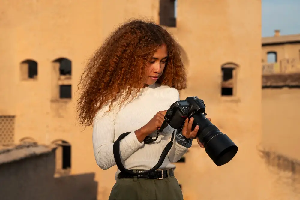 Black Women Photographers x Nikon Photography Grants taking sunset shots