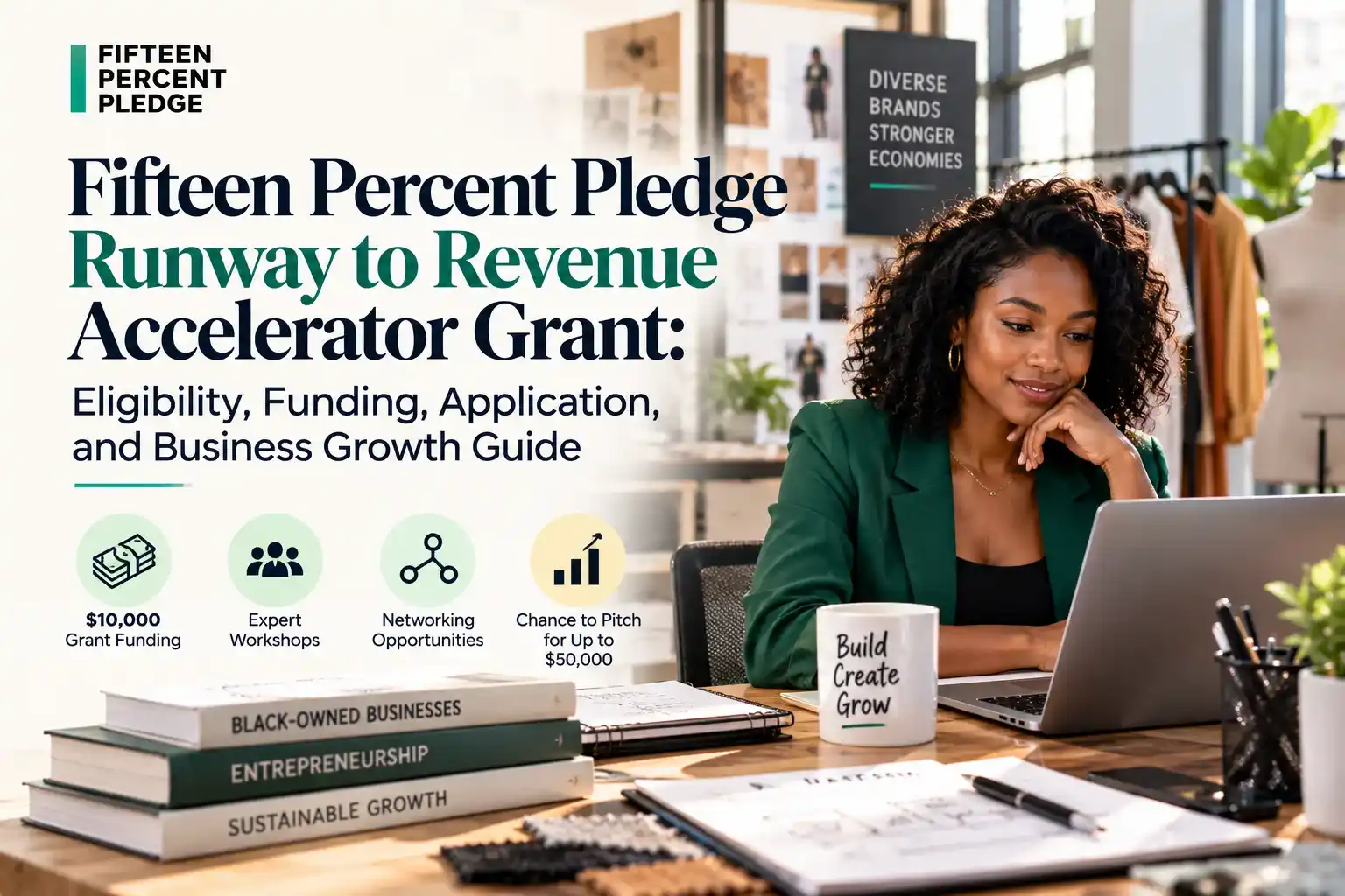 15 Percent Pledge Runway to Revenue Accelerator Grant: Eligibility, Funding, Application, and Business Growth Guide